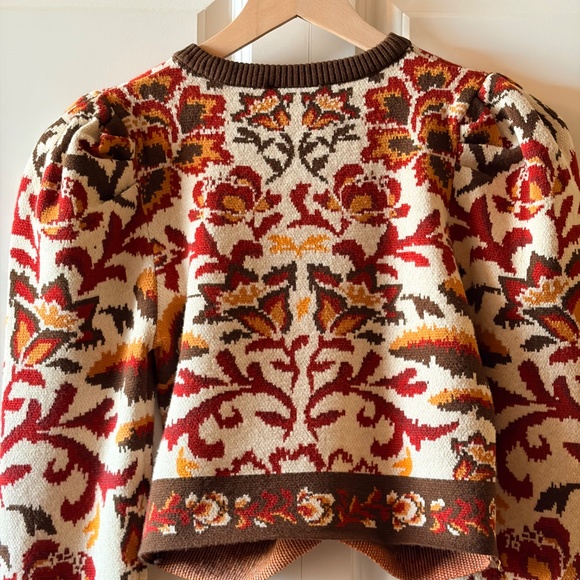 FARM Rio Toucans Cropped Sweater size small - Picture 9 of 9